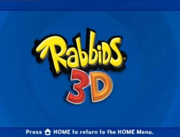 Rabbids Travel in Time 3D (Usa) screen shot title
